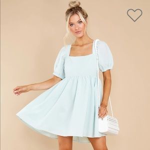 One Kiss Away Light Blue Dress